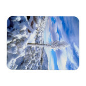 Ein schneebedeckter Yucca Magnet (Horizontal)