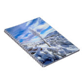 Ein schneebedeckter Yucca Notizblock (Rechte Seite)