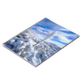 Ein schneebedeckter Yucca Notizblock (Linke Seite)