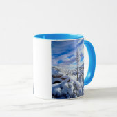 Ein schneebedeckter Yucca Tasse (VorderseiteRechts)
