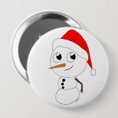 ein Schneemann Button (Vorne & Hinten)