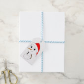 ein Schneemann Geschenkanhänger (Mit Garn)
