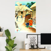 Ein Schneemann Hiyoshi Mamoru 1950 Poster (Heimbüro)
