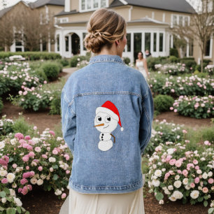 ein Schneemann Jeansjacke