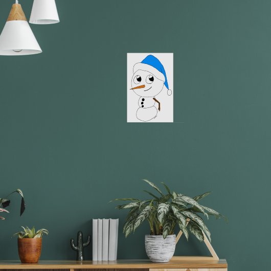 ein Schneemann Poster (Wohnzimmer 1)