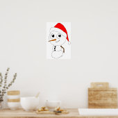 ein Schneemann Poster (Küche)