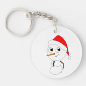 ein Schneemann Schlüsselanhänger (Vorderseite)