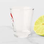 ein Schneemann Schnapsglas (Rechts)