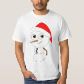 ein Schneemann T-Shirt (Vorderseite)