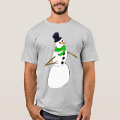 ein Schneemann T-Shirt (Vorderseite)