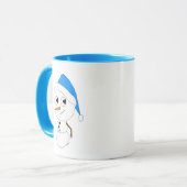 ein Schneemann Tasse (Vorderseite Links)