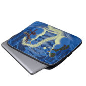 Ein Schneemann-Weihnachten Laptopschutzhülle (Vorne Knopf)