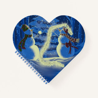 Ein Schneemann-Weihnachten Notizblock