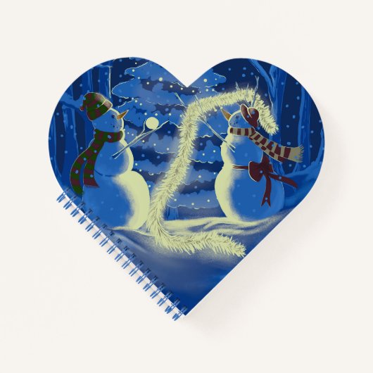 Ein Schneemann-Weihnachten Notizblock (Vorderseite)