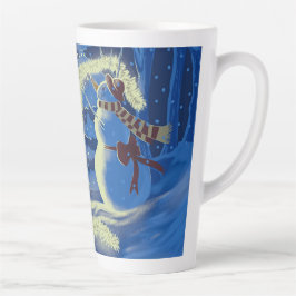 Ein Schneemann-Weihnachts-Latte-Mug Milchtasse