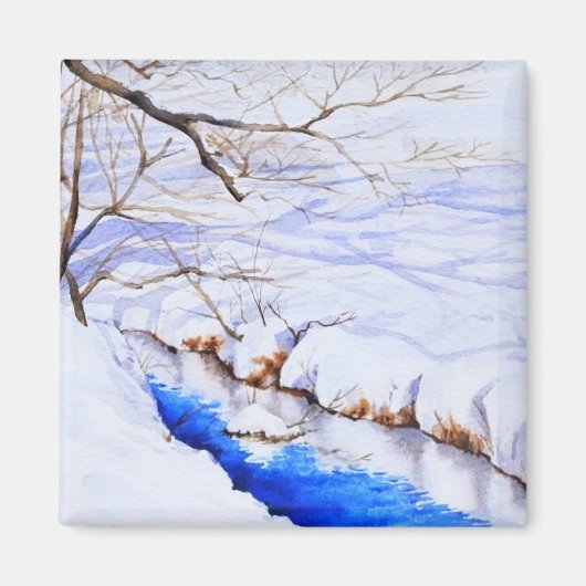 Ein Schneestream Magnet (Vorne)