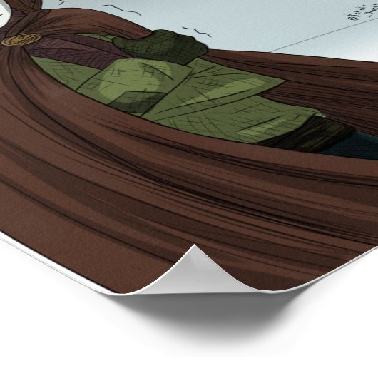 Ein Schneetag Poster (Ecke)