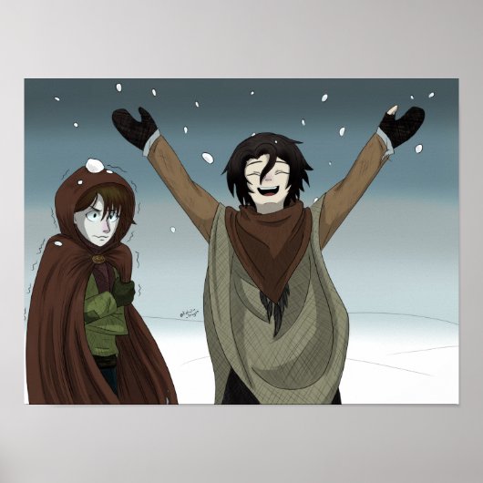 Ein Schneetag Poster (Vorne)