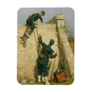 Ein schnelles Entweichen (Öl auf Platte) Magnet