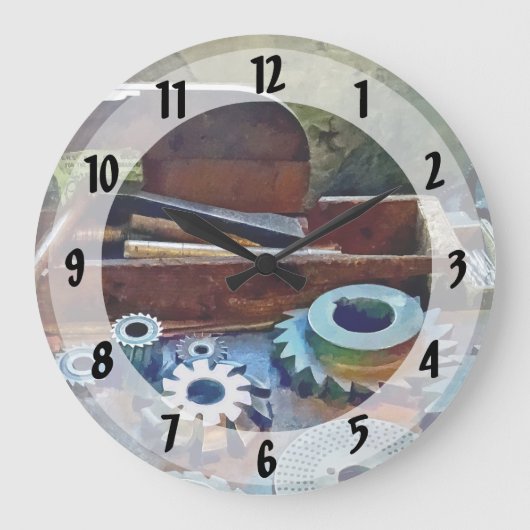 Ein Schnitt über der Erholung Große Wanduhr (Vorderseite)