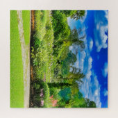 Ein schön gepflegter Garten Puzzle (Horizontal)