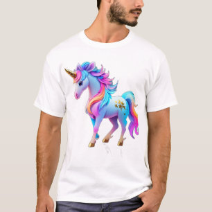 Ein schöner Einhornaufkleber 1 T-Shirt