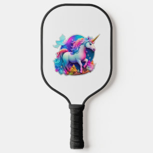 Ein schöner Einhornaufkleber Pickleball Schläger