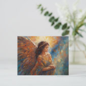 Ein schöner Engel Postkarte (Stehend Vorderseite)