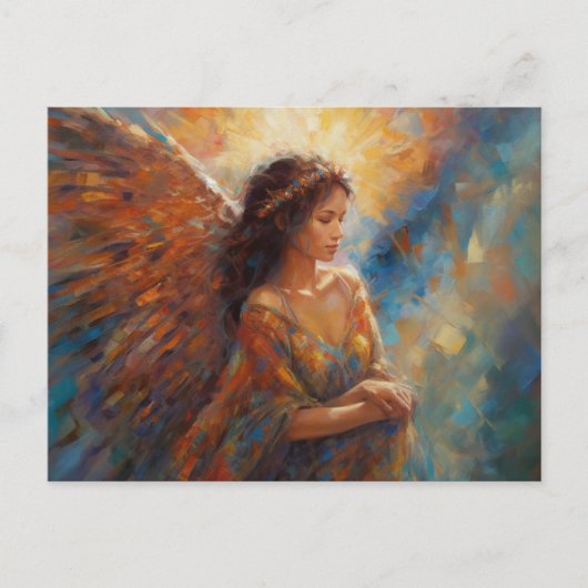 Ein schöner Engel Postkarte (Vorderseite)