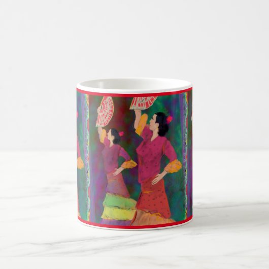 Ein schöner Flamenco Kaffeetasse (Mittel)