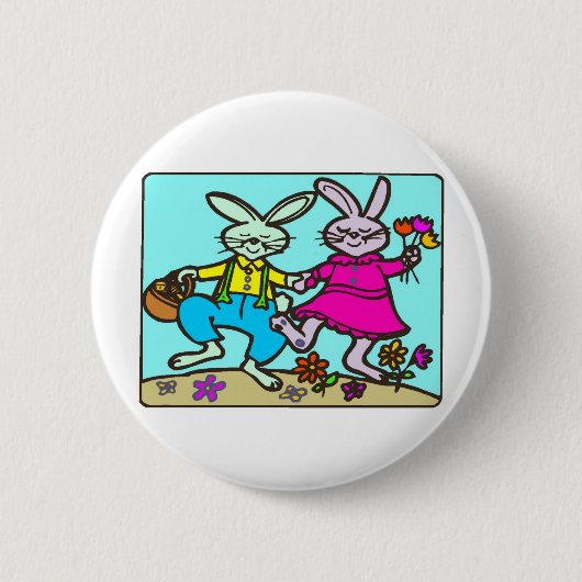 Ein schöner Frühlingstag - Schaltfläche Button (Vorderseite)