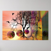 Ein schöner Herbstmorgen Poster (Vorne)