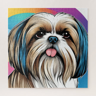 Ein schöner, lustiger Shih Tzu Puzzle