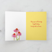 Ein schöner Mohnblumengarten Karte (Innenseite)