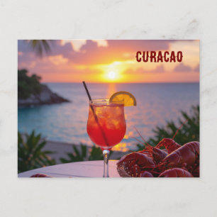 Ein schöner Nachmittag in CURACAO Feiertagspostkarte