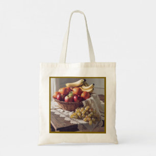 Ein schöner Obstkorb-Design-Tote-Beutel Tragetasche