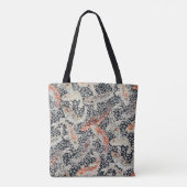 Ein schöner Philip Jacobs Fabric Snow Leopard Beut Tasche (Rückseite)