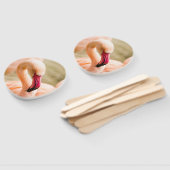 Ein schöner rosa Flamingo Fächer (Non-assembled)