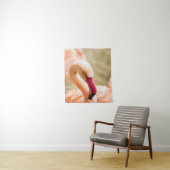 Ein schöner rosa Flamingo Wandteppich (Beispiel)