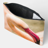 Ein schöner rosa Flamingo Zubehörtasche (Offen)