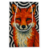 Ein schöner roter Fuchs Mittlere Geschenktüte (Vorderseite)
