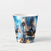 Ein schöner Schlittelweg mit Santa Maria Novella Milchtasse (Vorderseite)