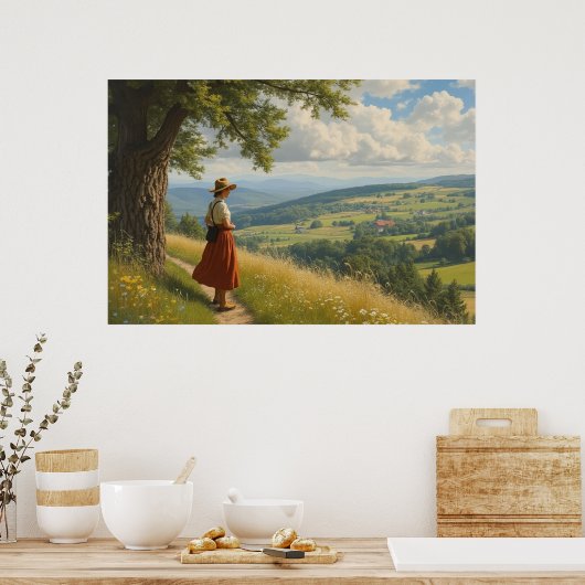 Ein schöner Sommertag Poster (Küche)