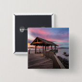 Ein schöner Sonnenuntergang Button (Vorne & Hinten)