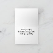 EIN SCHÖNER SONNENUNTERGANG IN HONE ODER ***IHR GE KARTE (Innenseite)