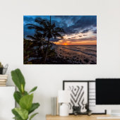 Ein schöner Sonnenuntergang Poster (Heimbüro)