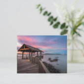 Ein schöner Sonnenuntergang Postkarte (Stehend Vorderseite)