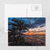 Ein schöner Sonnenuntergang Postkarte (Vorne/Hinten)