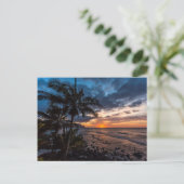 Ein schöner Sonnenuntergang Postkarte (Stehend Vorderseite)