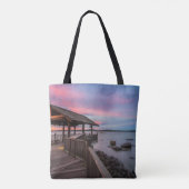 Ein schöner Sonnenuntergang Tasche (Rückseite)
